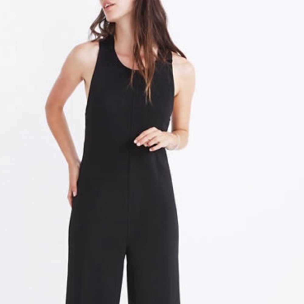 Madewell black jumpsuit